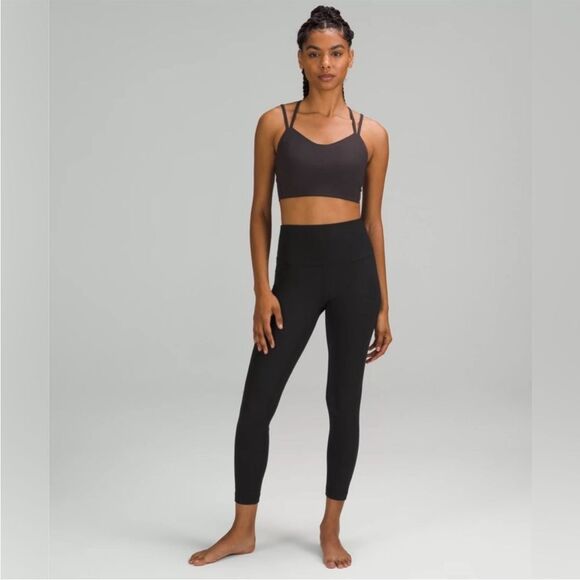 Lululemon Black High-Waisted Athletic Leggings Gym Workout Athleisure - Picture 1 of 13